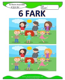 İki Resim Arasındaki Farkı Bul Etkinliği